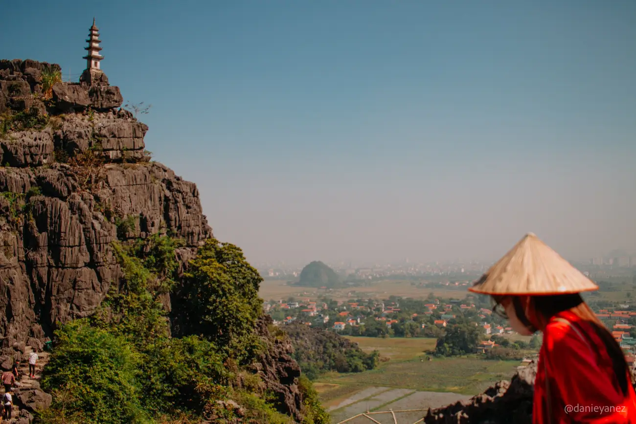 Vista desde Hang Mua en Ninh Binh, Vietnam