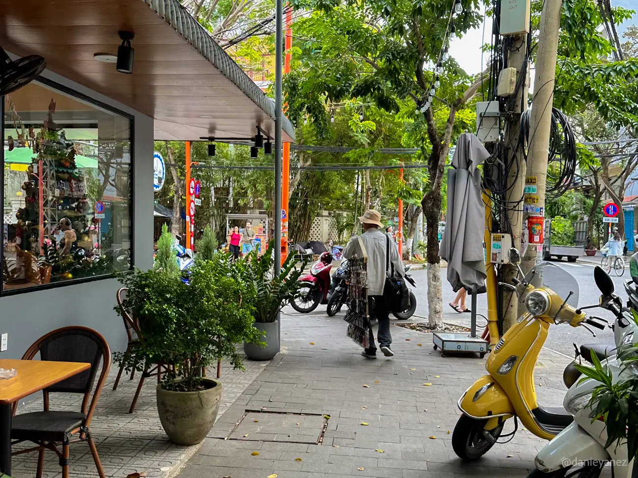 Street in My An, a neighborhood in Da Nang